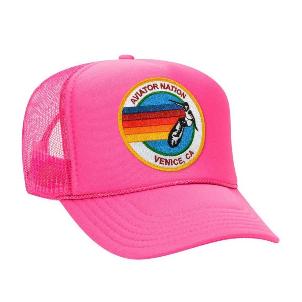 Pink venice Aviator Nation hat